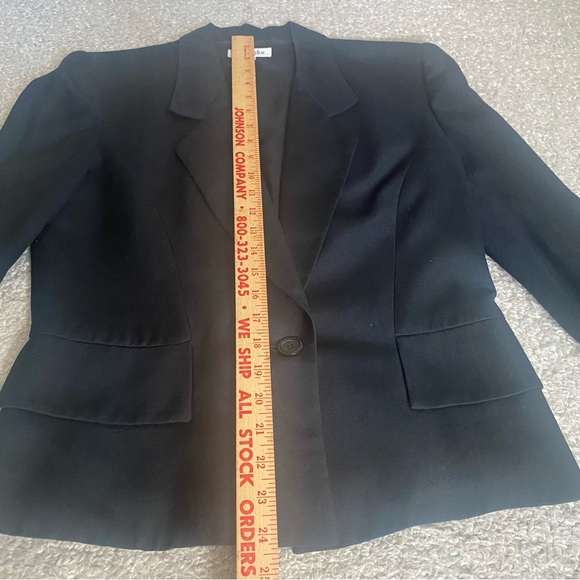 Ann Taylor Jacket/Blazer ~Size 10 ~Black ~Silk Blend ~Handsome Professional - Picture 6 of 14